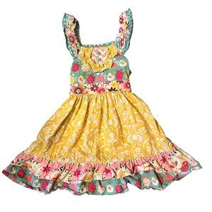Jelly The Pug Novelty Sweet Peep  Duckie Flutter Sleeve Dress 6